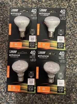 Feit Electric BPR14DMN/927CA 120V  2700K 300 Lumens LED Light Bulb (Pack of 4) - Image 1 of 4