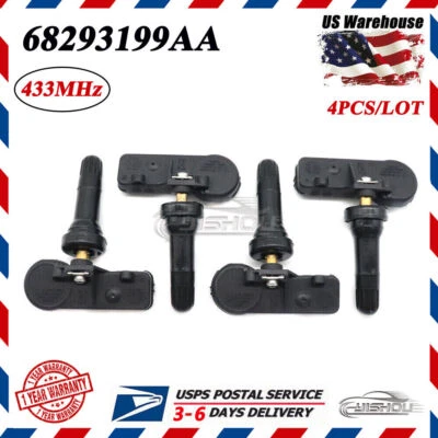 68293199AA 4P TPMS Tire Pressure Monitors Sensor For Dodge Ram 1500 DT 2019-2022 - Image 1 of 4