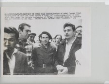 CUBAN REVOLUTION REBEL RAUL CASTRO VINTAGE ORIGINAL PHOTO CUBA AWESOME