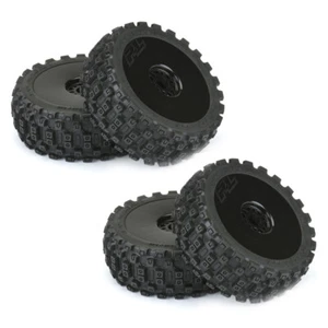 Pro-Line Badlands MX M2 Medium 1:8 Buggy Tires Mounted w/ Black Wheels (4) - Picture 1 of 3