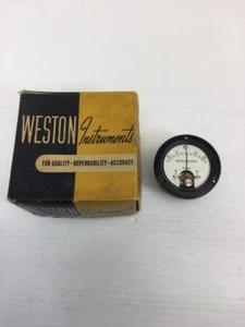 Vintage Weston Model 1521 DC Micro Amperes REG 25-0-25 MIOS Class 52 S-96945 - Picture 1 of 8
