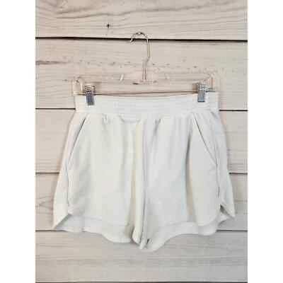 Pantalones Cortos Informales Old Navy Para Mujer Blancos Sólidos Cintura Elástica Tiro Alto Talla Mediana Foto 1 de 4
