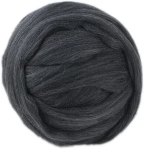 HomeModa Studio nicht mulesiertes klobiges Wollgarn dunkelgrau - Bild 1 von 5