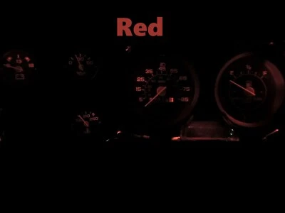 Cuadro de manómetros LED bombillas rojas para camión GMC 73-87 C10 C20 C30 Foto 1 de 2