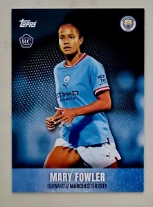 TOPPS MANCHESTER CITY SOCCER 2023 MARY FOWLER Australia Rookie CARD RC Matildas - Picture 1 of 3