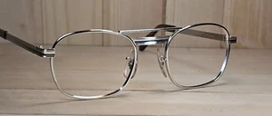 Titmus Z87 Vintage Safety Glasses Frame 52 Silver New Old Stock. Mint Condition. - Picture 1 of 8