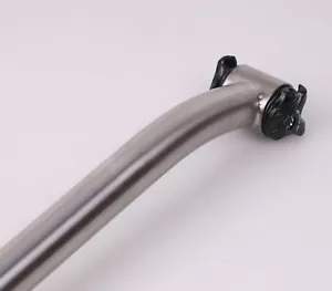 J&L Offset Titanium/Ti Seatpost 27.2mm* 380mm-Setback-For Carbon&Round Rails - Picture 1 of 5