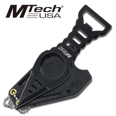 MTech USA MT-20-27B NECK KNIFE w/ Bottle Opener 4.45" OVERALL New