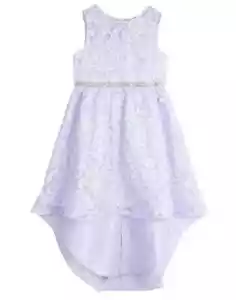 Neu mit Etikett Rare Editions Mädchen Größe 14 Spitze Blumen Schmuck Taille Kleid für besondere Anlässe - Bild 1 von 3