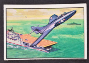 Vintage 1954 Bowman U.S. Navy Victories Card #18 (Pretty Sharp)
