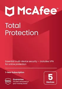 Mcafee Total Protection 5 Device - Picture 1 of 7