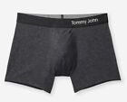 NEW!  $32 ~ TOMMY JOHN COOL COTTON  4   Men s Trunks, Charcoal Heather , Size M