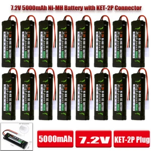 Racing Akku 7,2V 5000 mAh NiMh Accu Stick PackTuning 6 Zellen Tamiya 2P Stecker - Bild 1 von 48