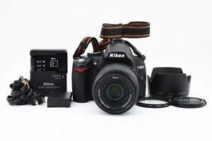 Nikon D3000 10.2MP DSLR Camera w/AF-S 55-200mm Lens From Japan Near Mint #1256 - Picture 1 of 12
