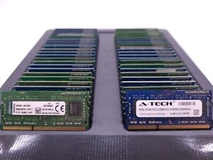LOT 50 KINGSTON A-TECH 4GB DDR3 PC3-12800 1600 NON ECC LAPTOP SODIMM MEMORY RAM