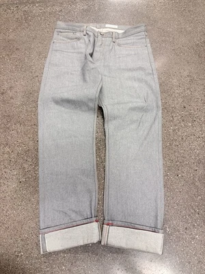 Denim Gustin Slim 12,5 OZ Ribete Japón Gris Pizarra 38 W 36 L Foto 1 de 4