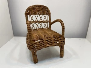 Dolls Chair Wooden 14 x 8 x 8 cm - Excellent Condition - See Photos - Picture 1 of 3