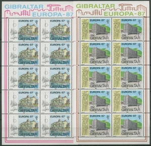 Gibraltar 1987 Europa CEPT Moderne Architektur 519/20 K postfrisch (C96440) - Picture 1 of 1