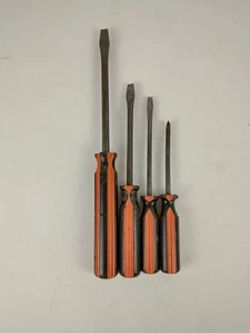 Vintage ROSCO Screwdrivers - Two-Fister - Slotted Flat and Phillips USA Lot of 4 - Bild 1 von 5