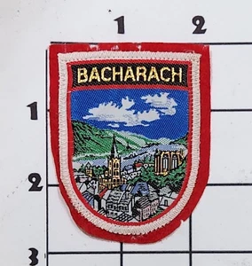Bacharach Germany Patch Souvenir Travel Shield Sew On Woven Felt - Picture 1 of 1