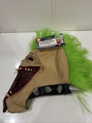 Adult Halloween Fancy Dress Latex Punk Skull Mask Full Headmask by Smiffys - Image 1 of 2