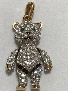 Vintage Swarovski Teddybär Anhänger - Bild 1 von 7