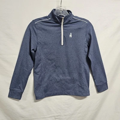 Johnnie-O Homan Performance 1/4 Cremallera Niño Talla 8 Azul Foto 1 de 4