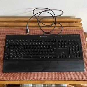 Corsair K55 RGB Wired Gaming USB Keyboard Tested Working - Afbeelding 1 van 3
