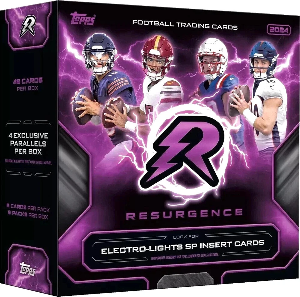 2024 Topps Resurgence Football Mega Box - Factory Sealed - Image 1 of 1