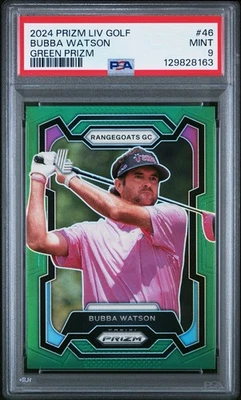 2024 Bubba Watson Panini Prizm LIV Golf Green SP /18 PSA 9 - image 1 of 3