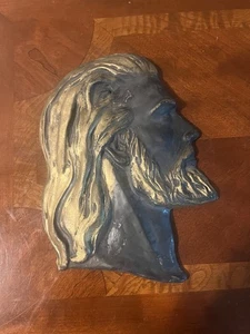 Vintage Jesus Christ Chalkware Hanging Plaque - Picture 1 of 7