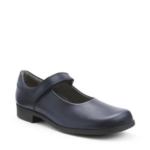 Startrite Samba Older Girls Youth UK 5 F Navy Leather Mary Jane School Shoes - Picture 1 of 5