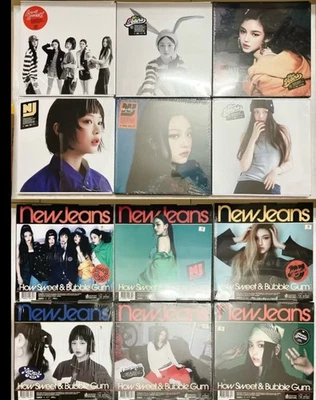 Sealed！ot6！NEWJEANS new jeans [HOW SWEET] Double Single Album CD+2P.Book+Poster - Image 1 of 2