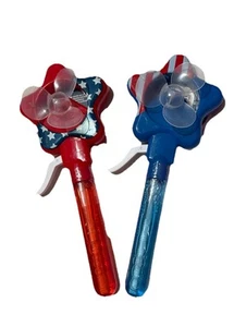 4th Of July Star Bubbles With Fan Ted And Blue - Bild 1 von 7