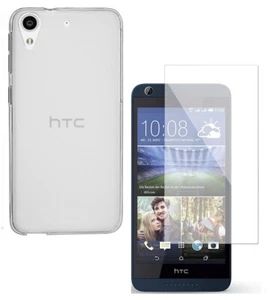 Per HTC DESIRE 626G COVER CUSTODIA SILICONE ANTIURTO + PELLICOLA VETRO TEMPERATO - Foto 1 di 12