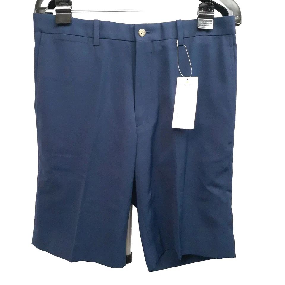 Pantalones Cortos de Golf Bobby Jones Nanotex Tela Resiste Derrames Azul Talla 34 Nuevos con Etiquetas Foto 1 de 4