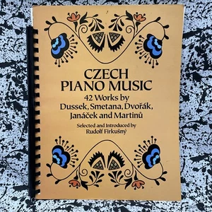CZECH PIANO MUSIC 42 WORKS BY DUSSEK SMETENA DVORAK JANACEK & MARTINU Comb Bound - Bild 1 von 10