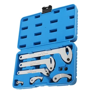 Adjustable Hook & Pin Spanner Wrench Tool Set Locking Nut Wrench 35-120mm New - Picture 1 of 12