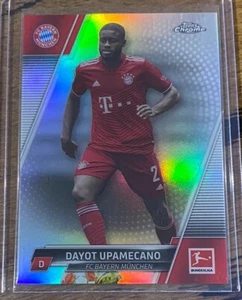2021-22 Topps Chrome Dayot Upamecano Refractor Bundesliga - Picture 1 of 2