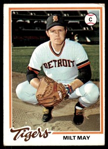 1978 Topps Milt May Detroit Tigers #176