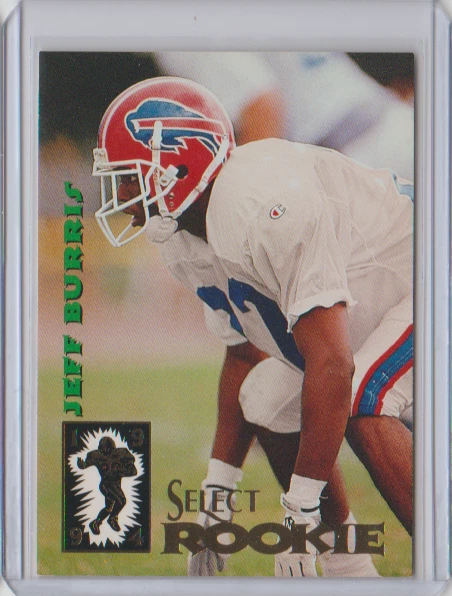 1994 Select Rookie Card #219 Jeff Burris Buffalo Bills - Image 1 of 1