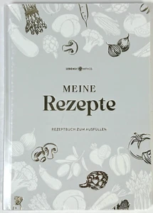 Lebenskompass meine Rezepte - Rezeptbuch zum ausfüllen A5 Buch Hardcover NEU OVP - Bild 1 von 2