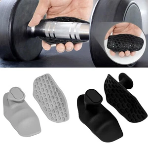 Gym Grips for Weight Lifting Fingerless Hand Protection Silicone Pull up Grips - Picture 1 of 13