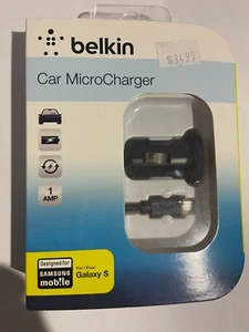 Belkin Car MicroCharger with micro-USB Connector in Black F8M127tt03. Brand New. - Picture 1 of 2