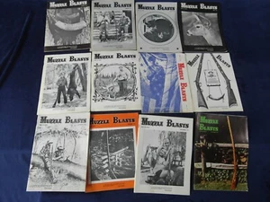 1971 Muzzle Blasts Magazine Complete Year 12 Issues Guns Rifles Black Powder - Imagen 1 de 8