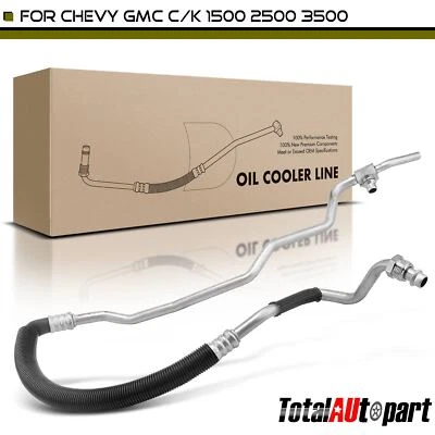 Conjunto de manguera de enfriador de aceite de motor para Chevy GMC C/K 1500 2500 entrada (lado del conductor) Foto 1 de 4