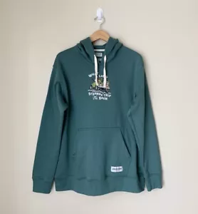 Life Is Good Hoodie Men’s Pullover Graphic Hoodie Size Large Spruce Green - Picture 1 of 10