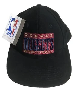 TEI denver nuggets basketball hat black official licensed product tag SnapBack - Picture 1 of 7
