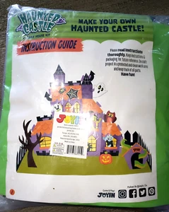 NEW HALLOWEEN HAUNTED CASTLE KIT boys girls FAMILY FUN NIGHT SEALED COLORFUL - Picture 1 of 2