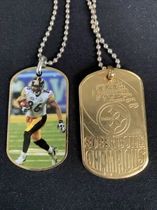 Hines Ward Pittsburgh Steelers Dog Tag Necklace Super Bowl XL Champions - Picture 1 of 8